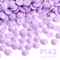 3Mm solid color resin diamond, jelly color flat bottom opaque resin series, DIY homemade nail art handmade materials, about 10,000 pieces/bag