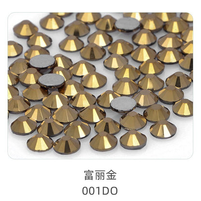 1.6mm 1440pcs Flat Back Round Hot Fix DIY Handmade Materials/clothing Accessories/jewelry Accessories/glass Materials