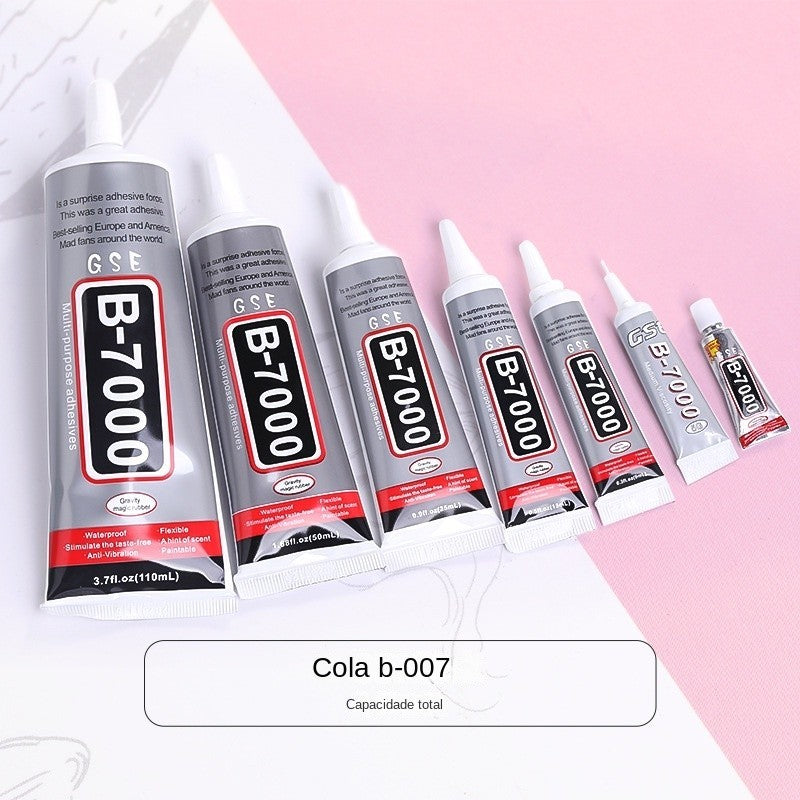 100pcs 3ml/5ml B7000's Glue Adhesives Transparent Liquid Glue for Phone Case DIY Craft