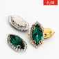 4*15mm Navette Claw Rhinestone Claw Rhinestone Girth Crystal Buckle Diy Headdress Accessories Shiny Rhinestone Hand Sewn Rhinestone Dress Accessories