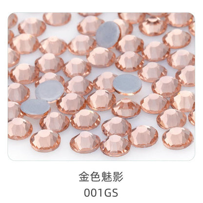 1.6mm 1440pcs Flat Back Round Hot Fix DIY Handmade Materials/clothing Accessories/jewelry Accessories/glass Materials