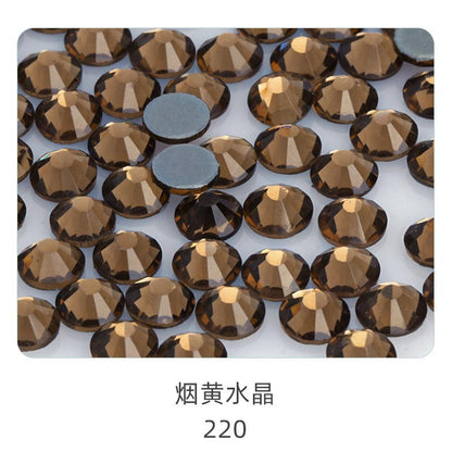 1.6mm 1440pcs Flat Back Round Hot Fix DIY Handmade Materials/clothing Accessories/jewelry Accessories/glass Materials