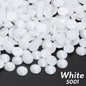 3Mm solid color resin diamond, jelly color flat bottom opaque resin series, DIY homemade nail art handmade materials, about 10,000 pieces/bag