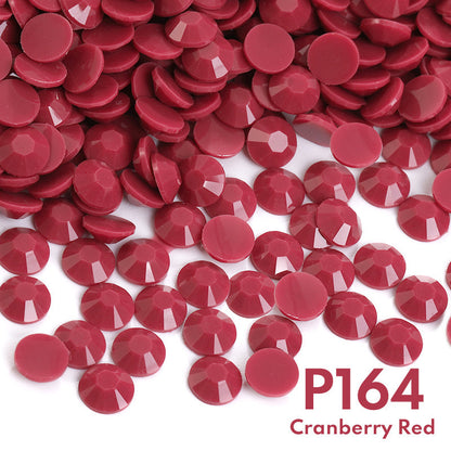 5Mm resin drill, jelly color flat bottom drill 3000 pcs/bag, opaque resin drill, DIY homemade handmade materials