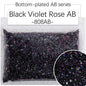 2/3Mm AB color flat bottom resin manicure drill 10000 pcs, flat bottom round resin rhinestone AB color, DIY manicure