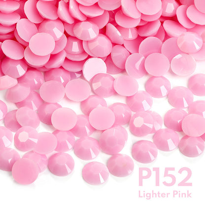 4mm solid color resin diamond, jelly color flat bottom opaque resin series, DIY homemade nail art handmade materials, about 5000 pieces/bag
