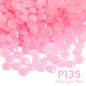 4mm solid color resin diamond, jelly color flat bottom opaque resin series, DIY homemade nail art handmade materials, about 5000 pieces/bag