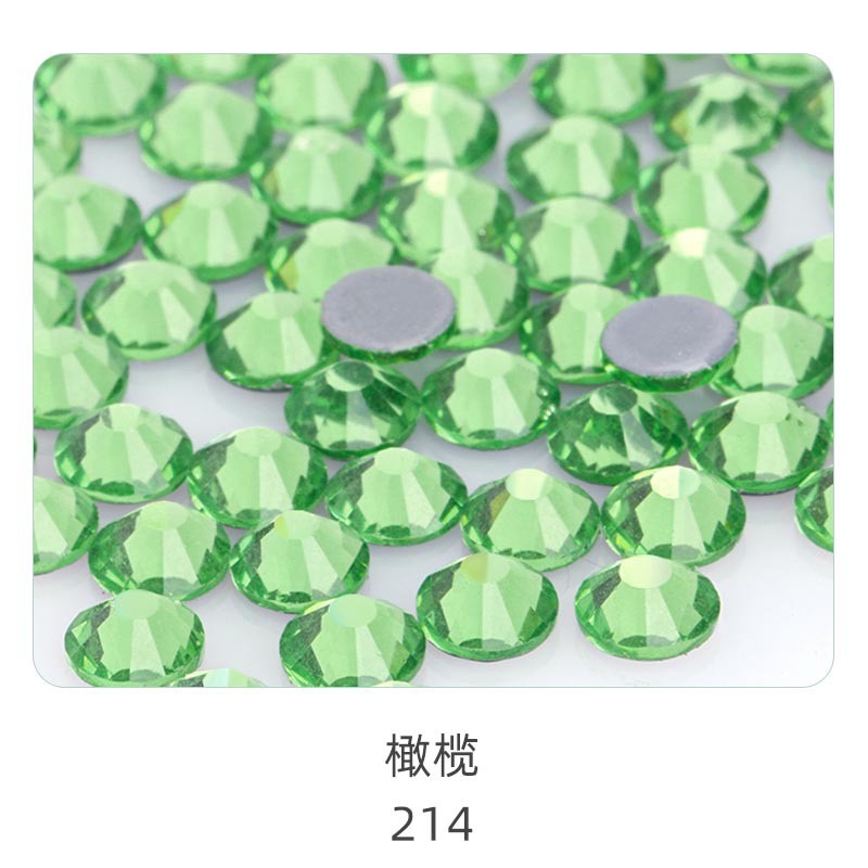 1.6mm 1440pcs Flat Back Round Hot Fix DIY Handmade Materials/clothing Accessories/jewelry Accessories/glass Materials
