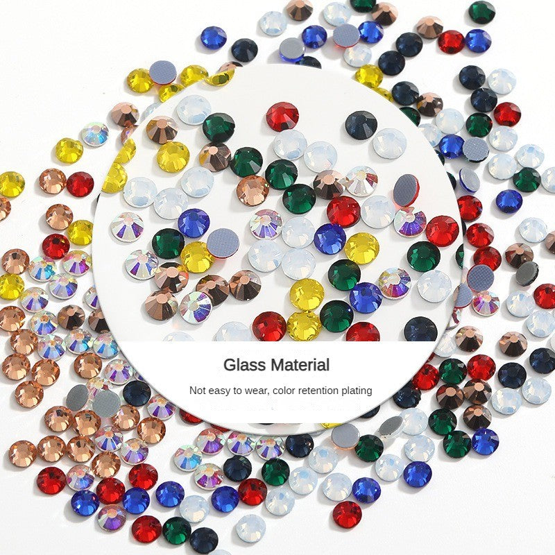 1.6mm 1440pcs Flat Back Round Hot Fix DIY Handmade Materials/clothing Accessories/jewelry Accessories/glass Materials