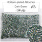 2/3Mm AB color flat bottom resin manicure drill 10000 pcs, flat bottom round resin rhinestone AB color, DIY manicure