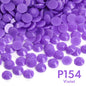 4mm solid color resin diamond, jelly color flat bottom opaque resin series, DIY homemade nail art handmade materials, about 5000 pieces/bag