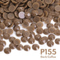 4mm solid color resin diamond, jelly color flat bottom opaque resin series, DIY homemade nail art handmade materials, about 5000 pieces/bag