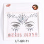Stage Performance Butterfly Moon Face Stickers Makeup Party Festival Temporary Stickers