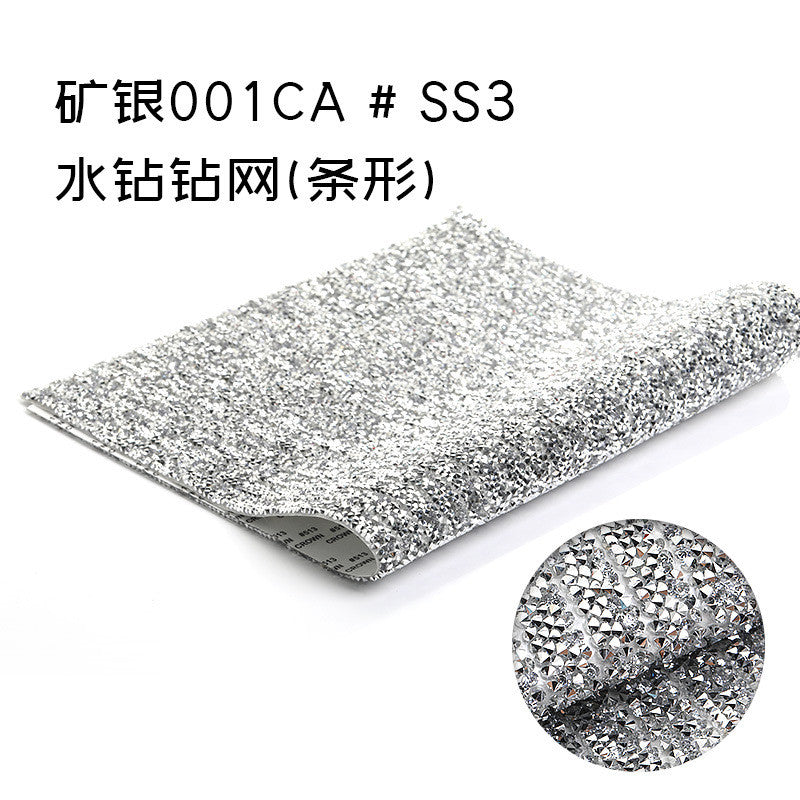 Resin drill mesh sticker can be cut small lattice decorative resin sticker DIY earrings mobile phone case diamond jewelry clothing accessories