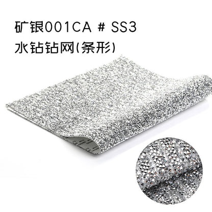 Resin drill mesh sticker can be cut small lattice decorative resin sticker DIY earrings mobile phone case diamond jewelry clothing accessories
