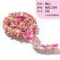 Tear open and stick peach heart butterfly round soft pottery sheet drill belt DIY clothing accessories handicraft patch accessories