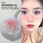 Boxed applique decorations Face makeup patches Metal butterfly decorations