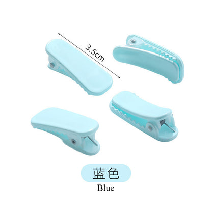 3.5cm Ultra Short Thumb Duck Beak Clip with Colorful Bangs Barrette Simple Hollow Hair Clip