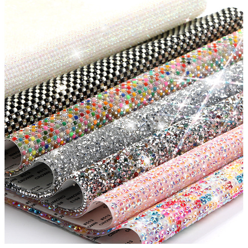 Resin drill mesh sticker can be cut small lattice decorative resin sticker DIY earrings mobile phone case diamond jewelry clothing accessories