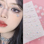 Stage Performance Butterfly Moon Face Stickers Makeup Party Festival Temporary Stickers