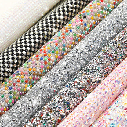Resin drill mesh sticker can be cut small lattice decorative resin sticker DIY earrings mobile phone case diamond jewelry clothing accessories