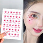 Stage Performance Butterfly Moon Face Stickers Makeup Party Festival Temporary Stickers