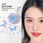 Boxed applique decorations Face makeup patches Metal butterfly decorations