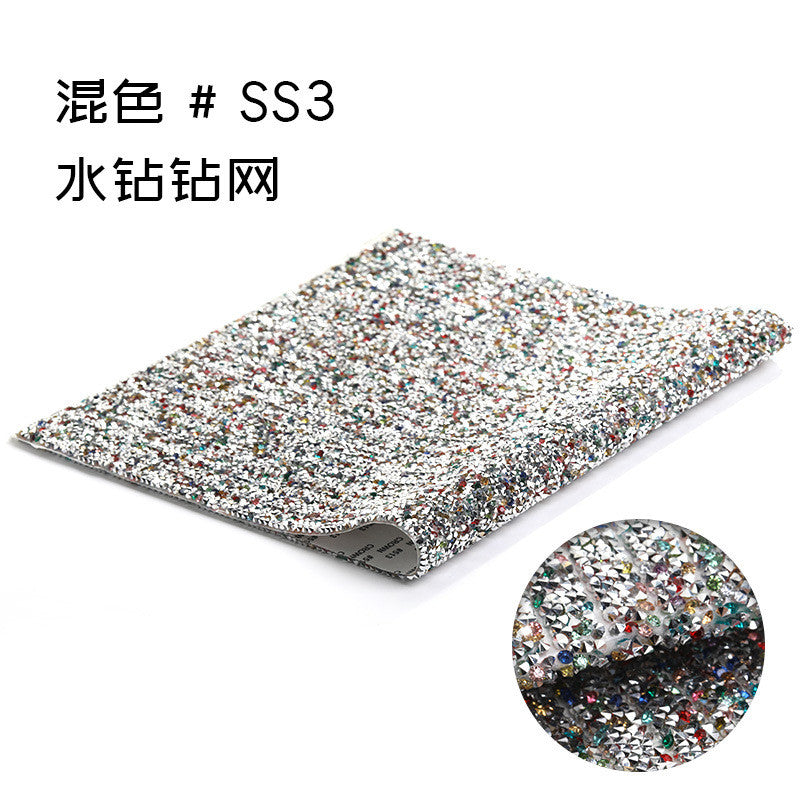 Resin drill mesh sticker can be cut small lattice decorative resin sticker DIY earrings mobile phone case diamond jewelry clothing accessories