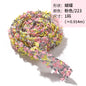 Tear open and stick peach heart butterfly round soft pottery sheet drill belt DIY clothing accessories handicraft patch accessories
