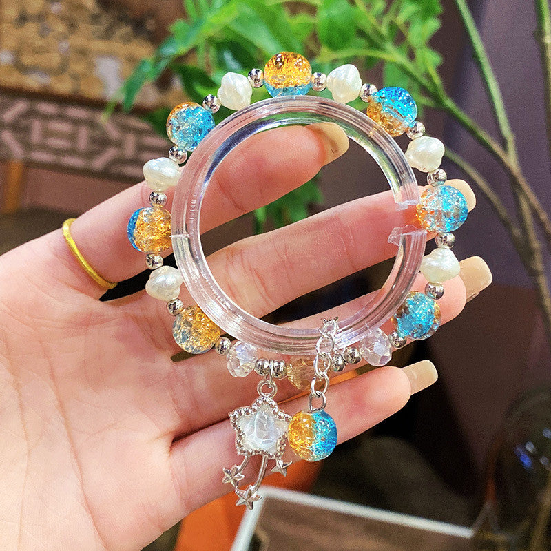 Butterfly Lucky Bracelet Made of Glass Material for A Friend As A Bracelet Accessory Gift
