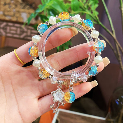 Butterfly Lucky Bracelet Made of Glass Material for A Friend As A Bracelet Accessory Gift