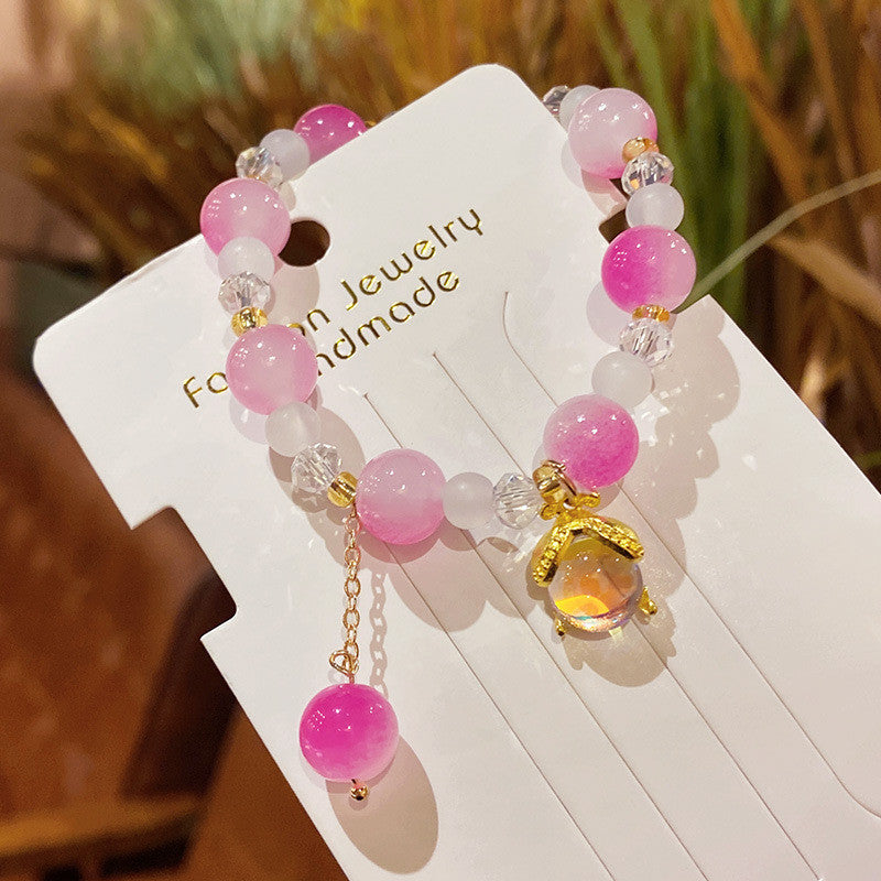 Butterfly Lucky Bracelet Made of Glass Material for A Friend As A Bracelet Accessory Gift