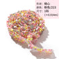 Tear open and stick peach heart butterfly round soft pottery sheet drill belt DIY clothing accessories handicraft patch accessories
