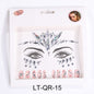 Stage Performance Butterfly Moon Face Stickers Makeup Party Festival Temporary Stickers