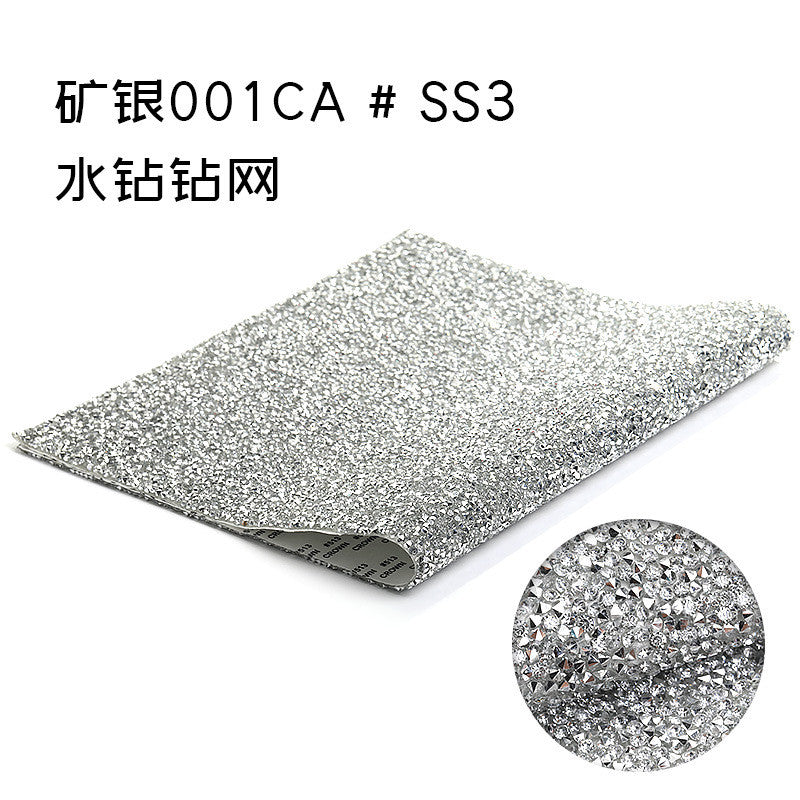 Resin drill mesh sticker can be cut small lattice decorative resin sticker DIY earrings mobile phone case diamond jewelry clothing accessories