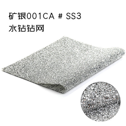 Resin drill mesh sticker can be cut small lattice decorative resin sticker DIY earrings mobile phone case diamond jewelry clothing accessories