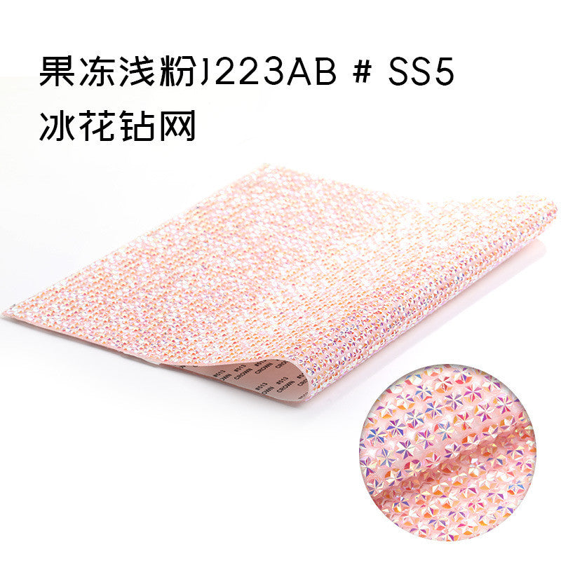 Resin drill mesh sticker can be cut small lattice decorative resin sticker DIY earrings mobile phone case diamond jewelry clothing accessories
