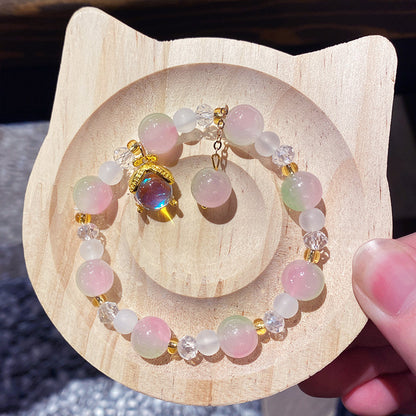 Butterfly Lucky Bracelet Made of Glass Material for A Friend As A Bracelet Accessory Gift