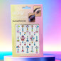 Stage Performance Butterfly Moon Face Stickers Makeup Party Festival Temporary Stickers