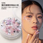 Boxed applique decorations Face makeup patches Metal butterfly decorations