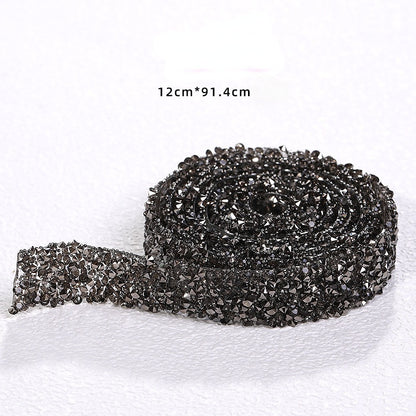 Resin Strip with Costume Rhinestone Strip Patch with Back Rubber Crystal Lace Diy Handmade Jewelry Accessories