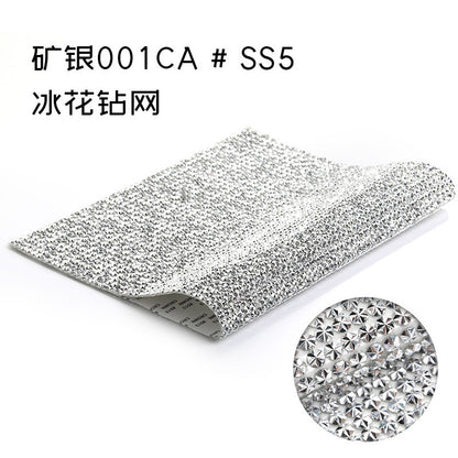 Resin drill mesh sticker can be cut small lattice decorative resin sticker DIY earrings mobile phone case diamond jewelry clothing accessories