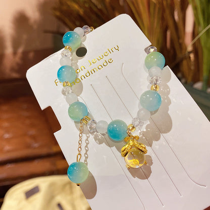 Butterfly Lucky Bracelet Made of Glass Material for A Friend As A Bracelet Accessory Gift