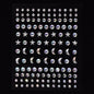 Stage Performance Butterfly Moon Face Stickers Makeup Party Festival Temporary Stickers