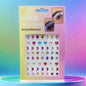 Stage Performance Butterfly Moon Face Stickers Makeup Party Festival Temporary Stickers
