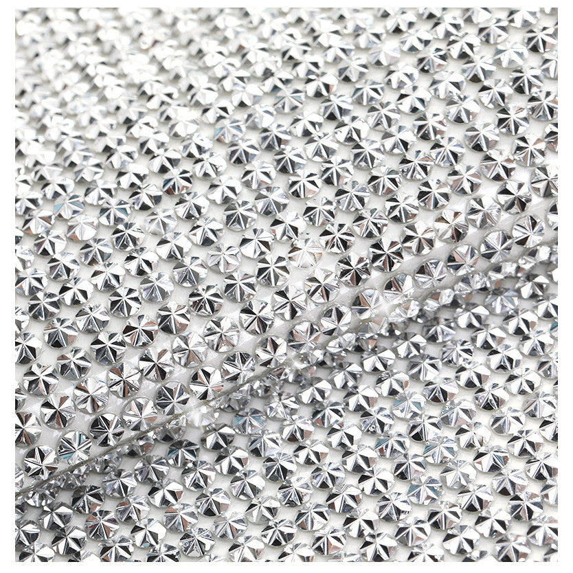 Resin drill mesh sticker can be cut small lattice decorative resin sticker DIY earrings mobile phone case diamond jewelry clothing accessories