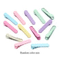 Wavy Beak with Dopamine-colored Forehead Fringe with Side Clip Back Hair Clip Simple