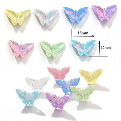 Butterfly Knight Series Dopamine Crystal K9 Nail Diamond Decorative Rhinestone Glass Material DIY Handmade Accessories