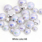 Pearl Buttons Imitation Pearl High Brightness Flat Bottom Half Side Pearl Hand Sewn Diy Accessories
