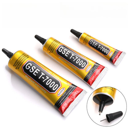Black Glue Particles of The Needle-tube Type Strong Repair Adhesive Stick To The Phone Case
